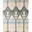 Tapis unique fait à la main Ikat - ivoire, 9 pi 1 po x 12 pi 4 po