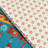 Blue/Orange Microfiber Reversible 3 Piece Quilt Set-1139859425