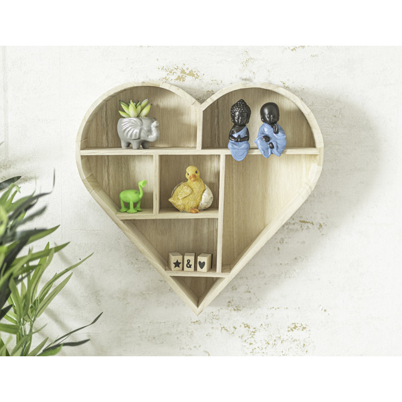 Dews 5 Piece Floating Shelf