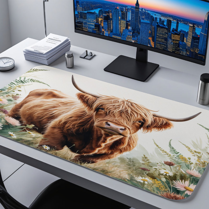 Polyester Desk Pad, 31.5x15.5