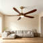 Ventilateur de plafond 62 po Mid-Century
