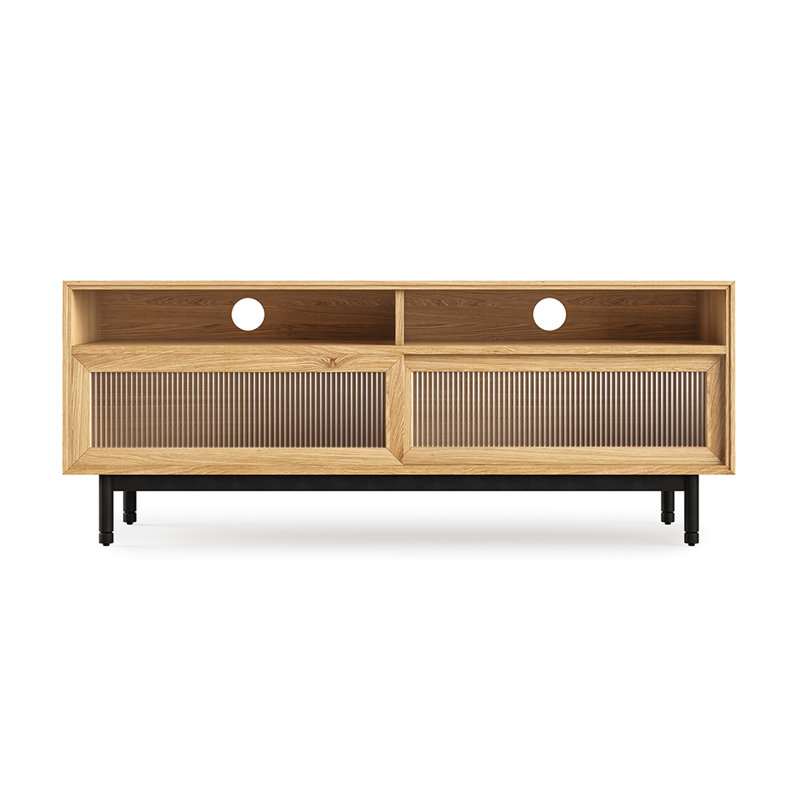 Munro Media Stand Walnut, White Oak