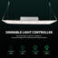 Lampe de culture d'intérieur à spectre complet 600W à DEL à intensité variable, panneau quantique rouge et infrarouge, et sans ventilateur