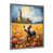 Impression argent sur toile encadrée