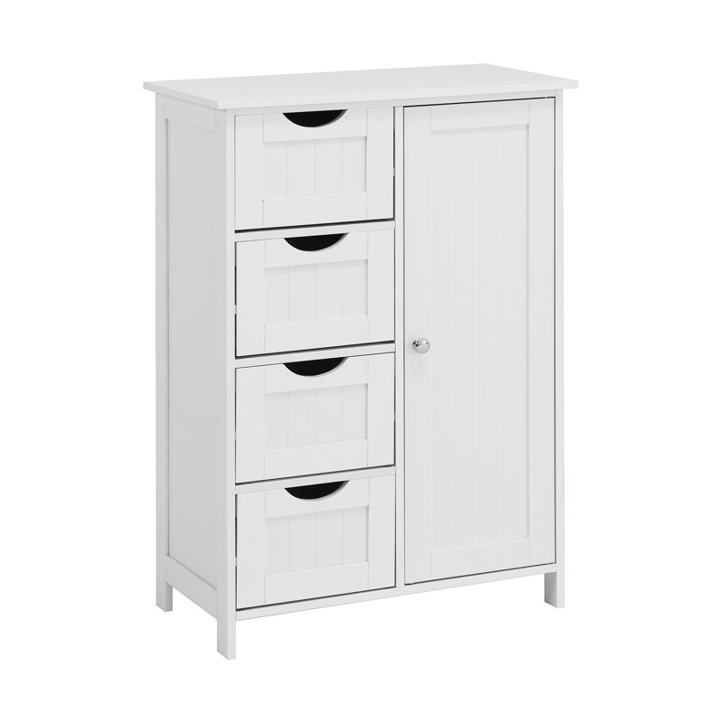 White Bathroom Storage Cabinet