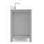 Meuble-lavabo simple 42 po avec plateau en marbre de Carrare Aberdeenshire-85364148