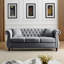 Canapé combiné (3 + 2) - Velours gris (W834S00069 + W834S00113)
