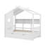 Lit simple en bois au design moderne avec lit gigogne et tablette de rangement-8058670-8058671