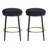 Farmhouse Upholstered Wood Counter Stools-979291508