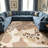 Beige Taupe Leopard Print carpet-easy to clean, machine-washable, soft and comfortable; suitable for door mats, kitchens, living rooms, bedrooms, corridors, and laundry areas. Easy to clean, durable carpet for home decoration.-128973687