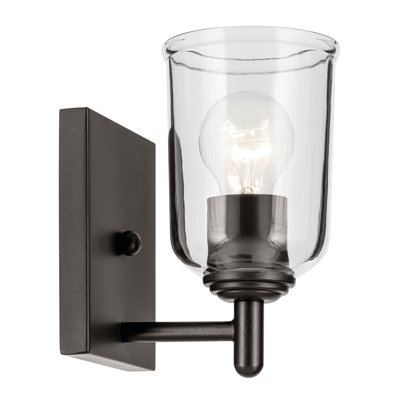 5" 1-Light Wall Sconce with Clear Glass