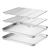 Oster Baker's Glee 13 in. x 9.6 in. Stainless Steel Cookie Sheet