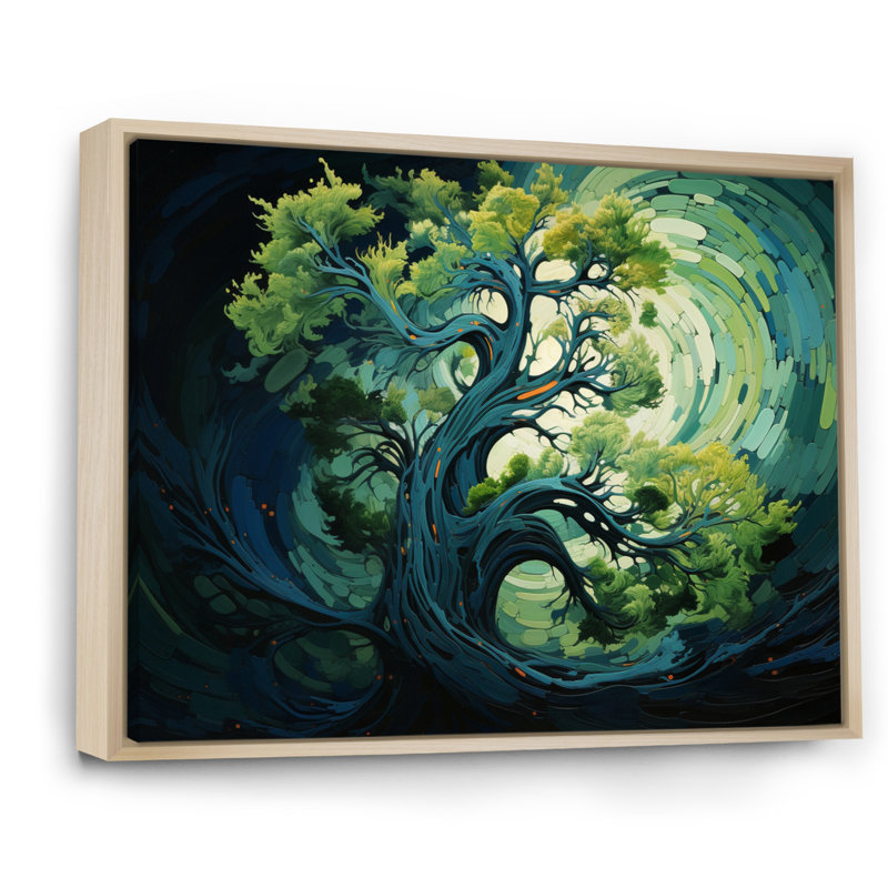 Redwood Tree Symphony Of Green - Reproduction d'art sur toile, séquoia, H 24 po x l 32 po x P 1 po, Naturel