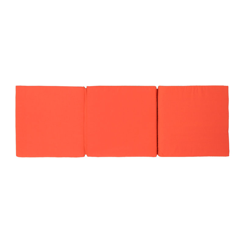 Outdoor 2'' Chaise Lounge Seat / Back Cushion, Orange