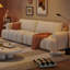 Coussin modulaire beige en polyester-1114534826-1114534824