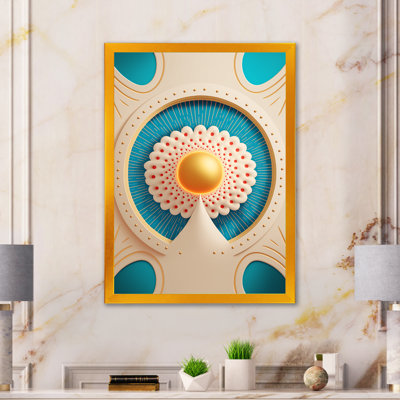 Flourishing Golden Consciousness I - Print on Canvas