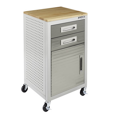 Seville Classics UltraHD 1-Door Rolling Cabinet