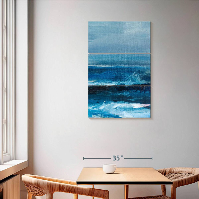 Avery Inverted Horizon Abstract, 57" H x 36" W