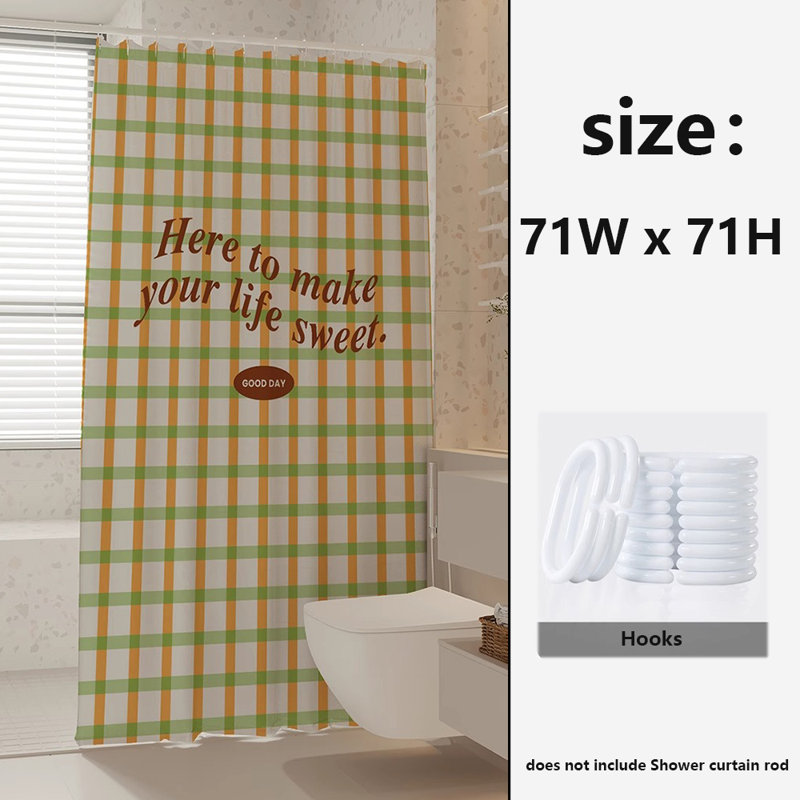 Rideau de douche en polyester