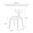 Modern And Simple Solid Wood Dining Chairs With Stackable Backrests