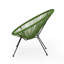 Chaise d'extérieur en tissu hamac Levon