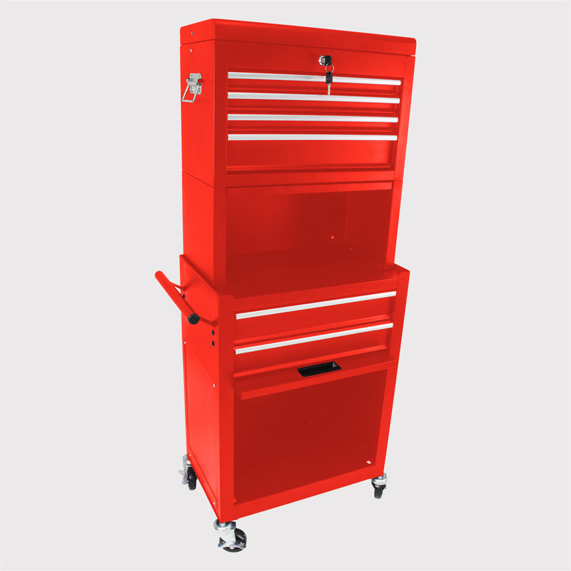 13'' W Steel Job Site Storage, Red
