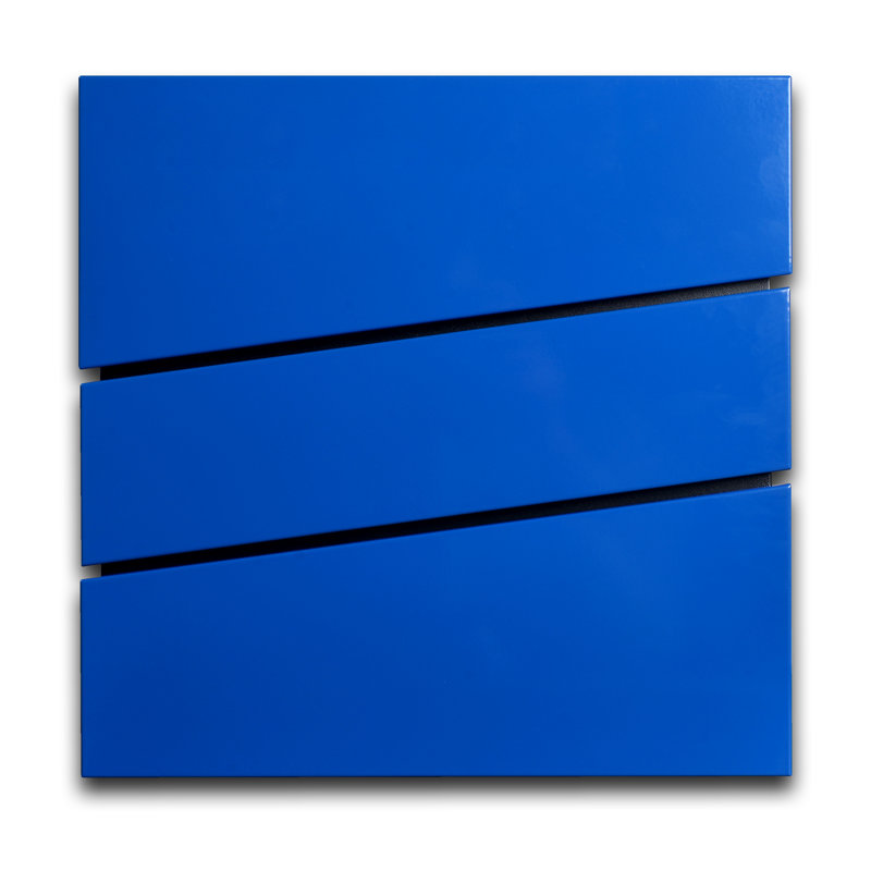 Adigun Steel Wall Mounted Post Box, Blue