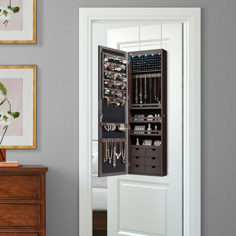 14.5'' Wide Over-the-Door Jewelry Armoire