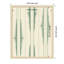 «Boho ikat rayures green shades» par Annick, reproduction d'art sur toile encadrée-83409252