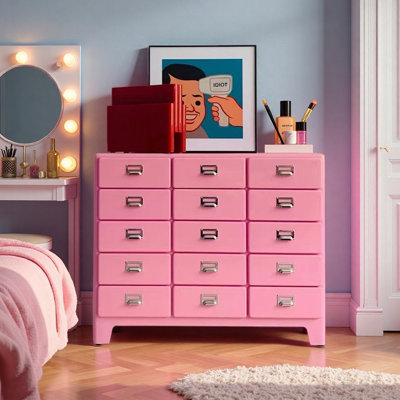 Multi-functional drawer solid-color accent chest