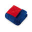 Ensemble de couette réversible en microfibre bleu et rouge uni Peyton pour enfants et adolescents-1037526768