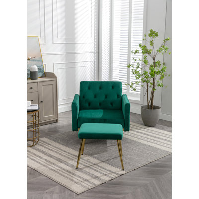 Chaise d'appoint avec accoudoirs et dossier réglables