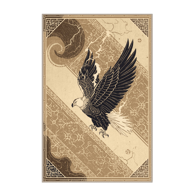 Tapis oriental doux brun moelleux et doux Iseminger Perun, 3 X 5