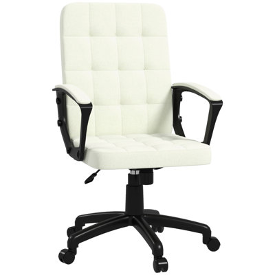 Chaise de bureau en lin Majeris