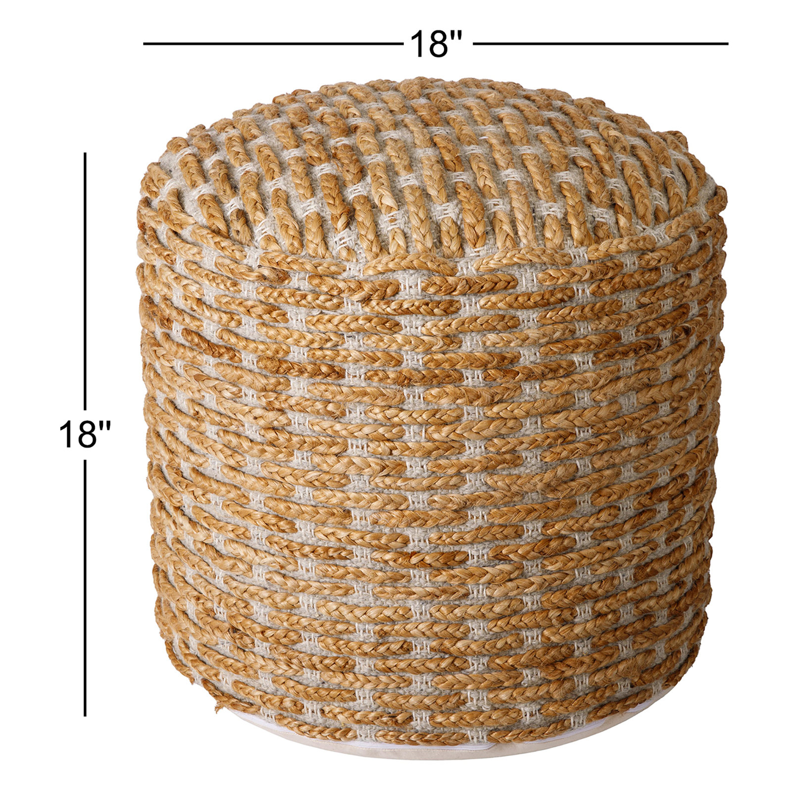Upholstered Pouf