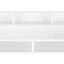 Bureau d'ordinateur, bureau personnel, debout, tablettes de rangement, L 48 po, travail, ordinateur portable, stratifié, métal, contemporain, moderne-261183107
