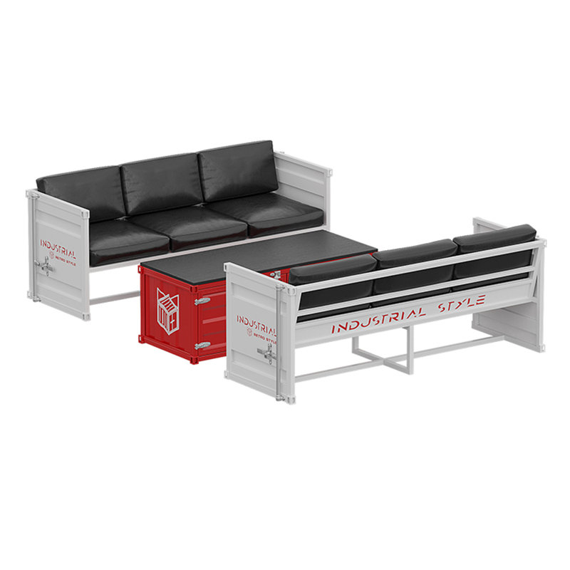 Kristalle Solid Wood with Chairs Included, White/Black, Red