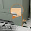 Ensemble de meuble-lavabo sur pied 72 po avec plateau en résine Breonica, peint à la main, assemblage requis-309421648