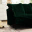 Ensemble de 2 fauteuils confortables et durables avec coussins moelleux et tissu en velours côtelé pour diverses pièces de votre maison
