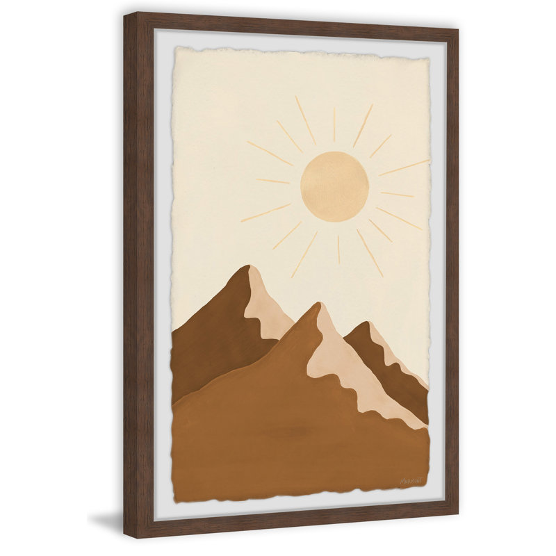 Reach For The Top - Single Picture Frame Painting, 91cm H x 61cm W x 3.81cm D
