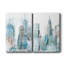 Toile tendue avec châssis Brilliant City Study I - prêt à accrocher-2093563463