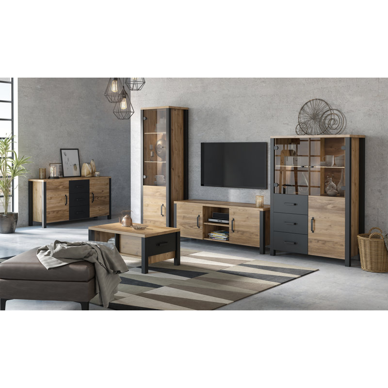 Monzerrath Unfinished Entertainment Centre for TVs up to 78", Wood