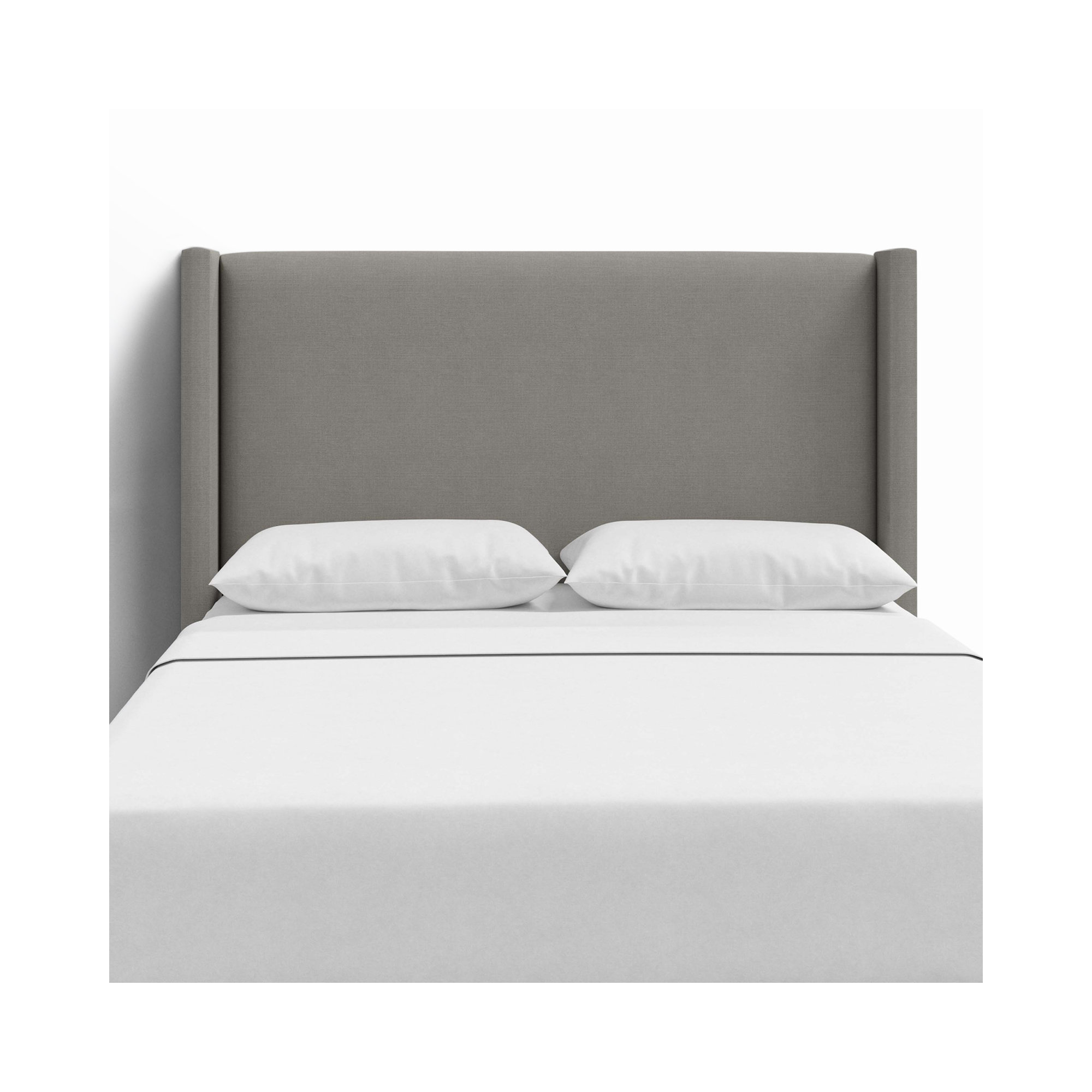 Hanson Upholstered Headboard, Classic Putty Linen, Full