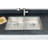 29" L x 17" W Double Basin Undermount Kitchen Sink with Accessories