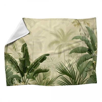 Jeté en polaire Tropical