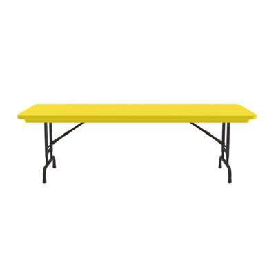 Plastic Rectangular Adjustable Folding Table