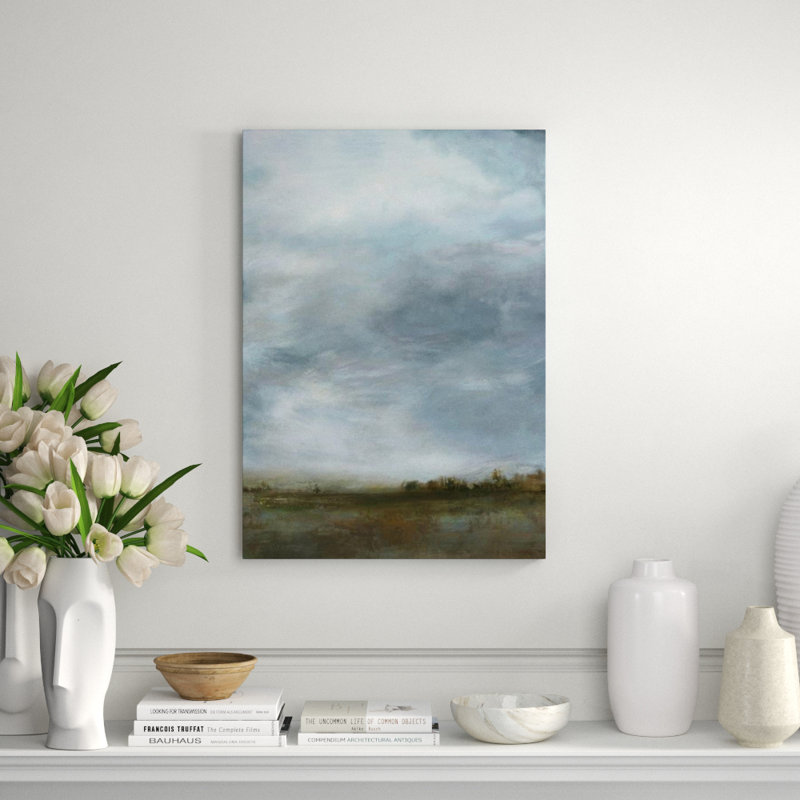 Wuthering Heights Painting by Elle Youngstrom, 34" H x 24" W x 1.5" D, Image Brush Gel