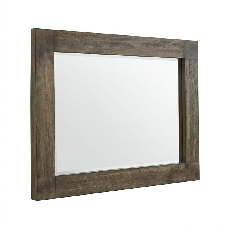 Noyer clair Nerissa X P 36 po Miroir rectangulaire H