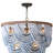 Ombre Wood Bead Chandelier-105437790