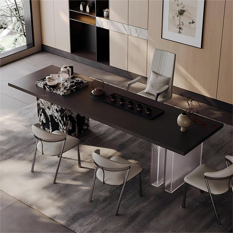Table à thé 110,24 po, H 29,53 po x l 78,74 po x P 31,5 po